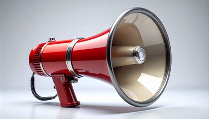 megaphone on white background
