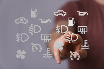 Learn to recognize and interpret common car dashboard warning lights and symbols for safety and...