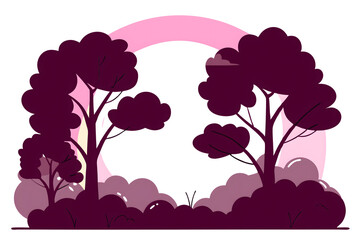 vector illustration of a floral background