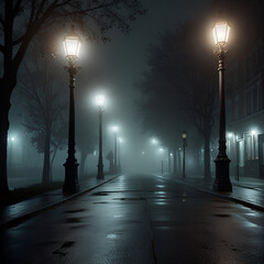 street in the night