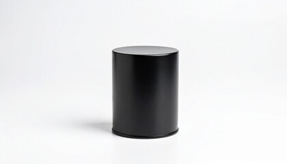 black plastic container