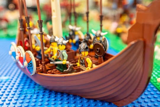 Lego toys in action