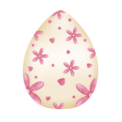 pink easter egg
