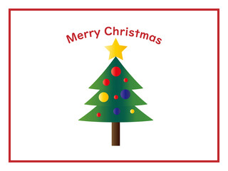 クリスマス■クリスマスツリーのクリスマスカード