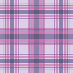 Fototapeta premium Multicolored vintage autumn plaid pattern - seamless tartan check fabric design for textile, fashion and digital backgrounds 