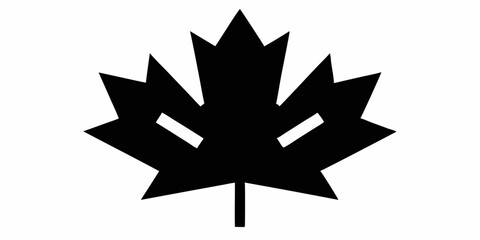 Fototapeta premium Maple leaf logo design template
