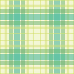 Fototapeta premium Multicolored vintage autumn plaid pattern - seamless tartan check fabric design for textile, fashion and digital backgrounds 
