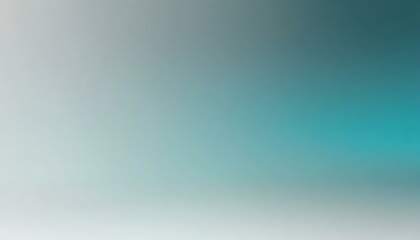 A serene gradient transitions from soft white to soothing teal, evoking calmness and tranquility.