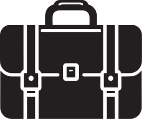 briefcase vector flat icon