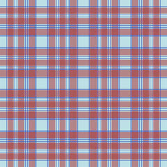 Multicolored vintage autumn plaid pattern - seamless tartan check fabric design for textile, fashion and digital backgrounds
