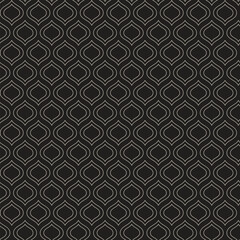 Vector Outline Geometric seamless pattern for wallpaper, fabric print