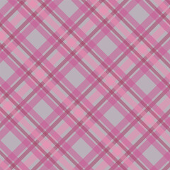 Fototapeta premium Multicolored vintage autumn plaid pattern - seamless tartan check fabric design for textile, fashion and digital backgrounds 