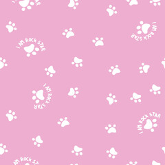 Cute Paw Print Pattern – 