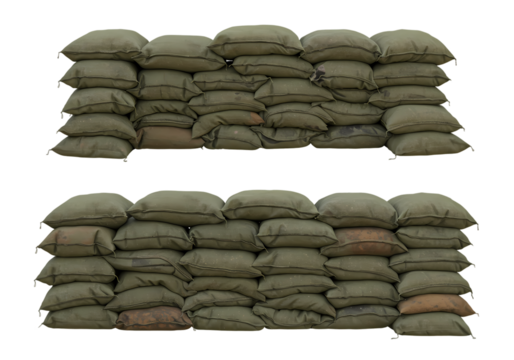 Military Sandbags: Protective Barrier, Fortification, Defense, Security