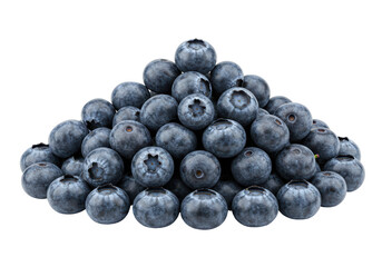 Isolated Abundance of Blueberries Close Up