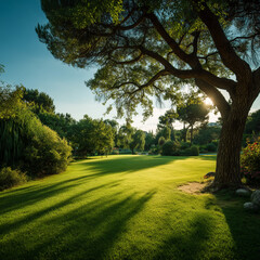 Obraz premium trees in the park