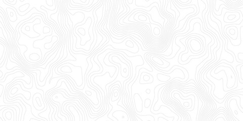 Abstract black and white topographic contours lines of mountains. Topography map art curve drawing. vector illustration. wave Line topography map contour background, background.