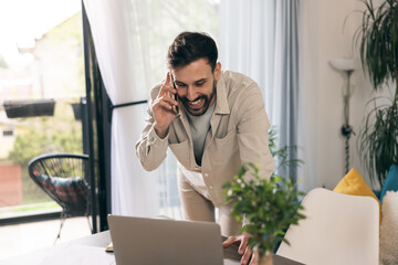 Fototapeta premium Businessman Working