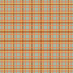 Multicolored vintage autumn plaid pattern - seamless tartan check fabric design for textile, fashion and digital backgrounds