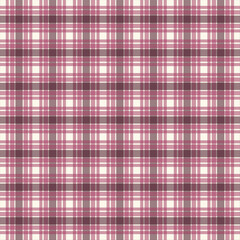 Multicolored vintage autumn plaid pattern - seamless tartan check fabric design for textile, fashion and digital backgrounds