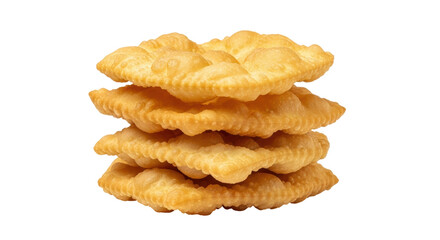 Isolated Stack of Deep Fried Dough Pastries