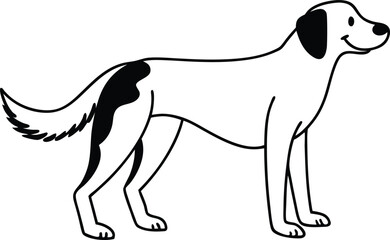 Obraz premium dog---vector-illustration (10).eps
