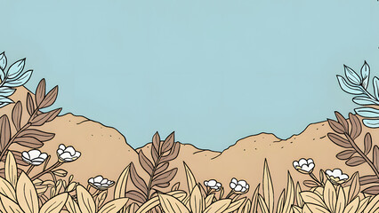 background with flowers