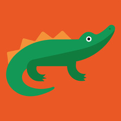 Obraz premium vector illustration of a dinosaur