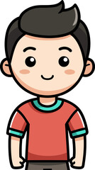 Male character in colorful sports outfit