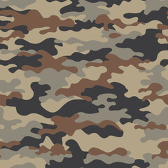 
military camouflage modern seamless background, army pattern for print