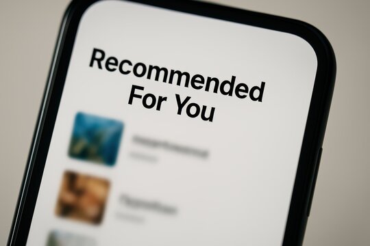 Recommended Content on Smartphone Display for User Engagement and Personalization Strategies
