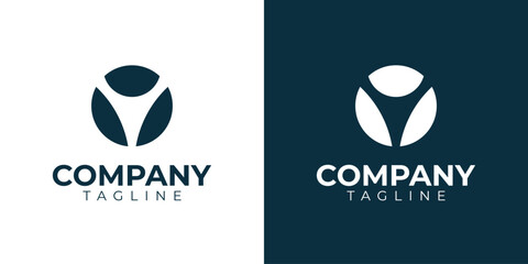 vector modern geometric logo premium template