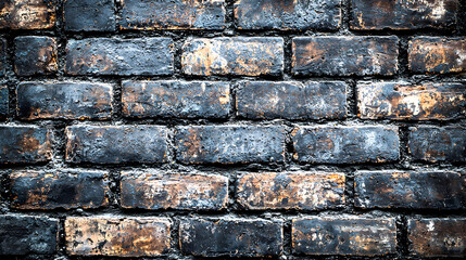 Naklejka premium Old Brick Wall with Dark Tones