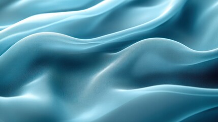 Obraz premium Light blue fabric drapes