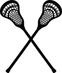 Lacrosse Sticks Vector EPS Design
