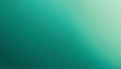 Fototapeta premium A serene gradient shifts from deep teal to light aquamarine in this calming, abstract visual.