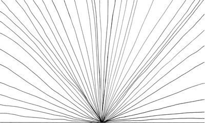 Horizontal background of doodle stripes