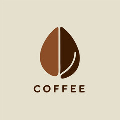 Artistic coffee emblem with warm colors, steam lines, and hand-drawn cup on white background