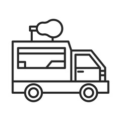 Food truck icon element