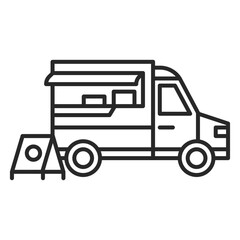 Food truck icon element