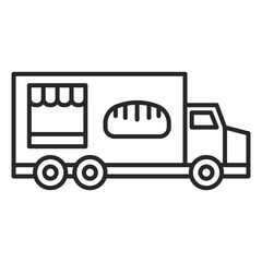 Food truck icon element