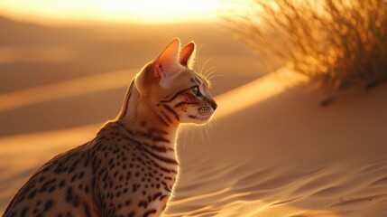 Arabian Mau Cat – Natural Desert Breed with Athletic Build
