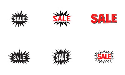 Sale Signs and Labels &ndash; Vector Icons, Tags, and Stickers Collection

