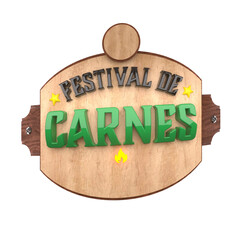 Selo Festival de Carnes para Social Media