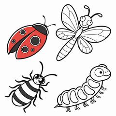 insects coloring page