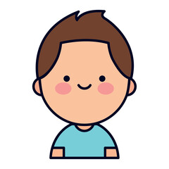 Charming Kawaii Style Male Avatar Icon