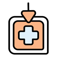 Obraz premium Doctor, nurse, pills, call, thermometer, location, file, folder, vitamin, blood, health, healthcare, bandage, storage, lung, bed, hospital, tool, medical tool, justice, cargo, inspection, online, pha