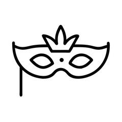 Vip mask on transparent background for web and graphic design