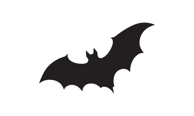 Flying Bat Silhouette
