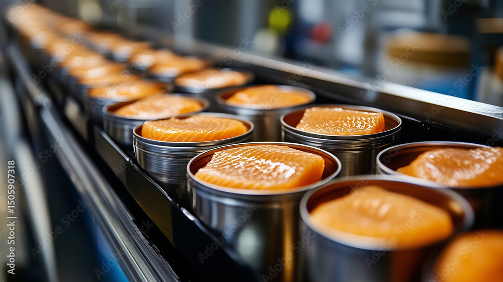 Poster Innovative automated labeling system streamlines can processing in factory